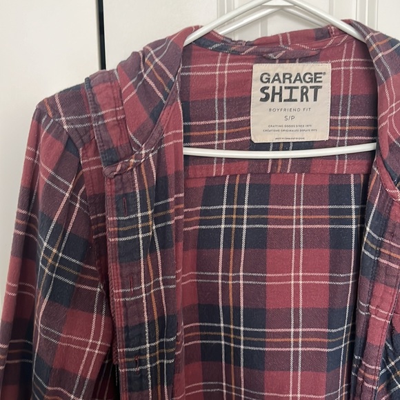 Garage Plaid shirt with Hoodie - Picture 2 of 2